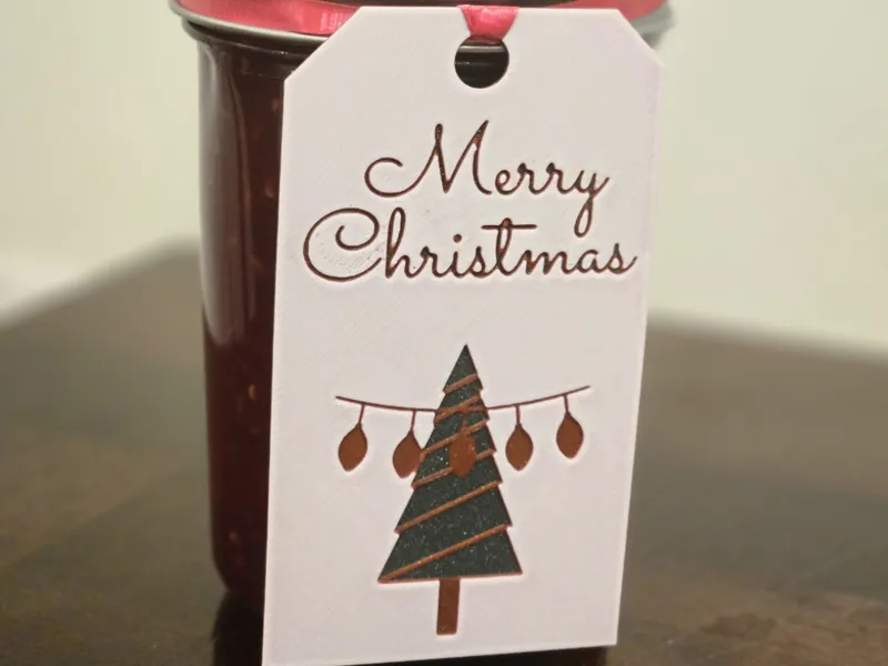 Merry Christmas Tag (Hueforge)