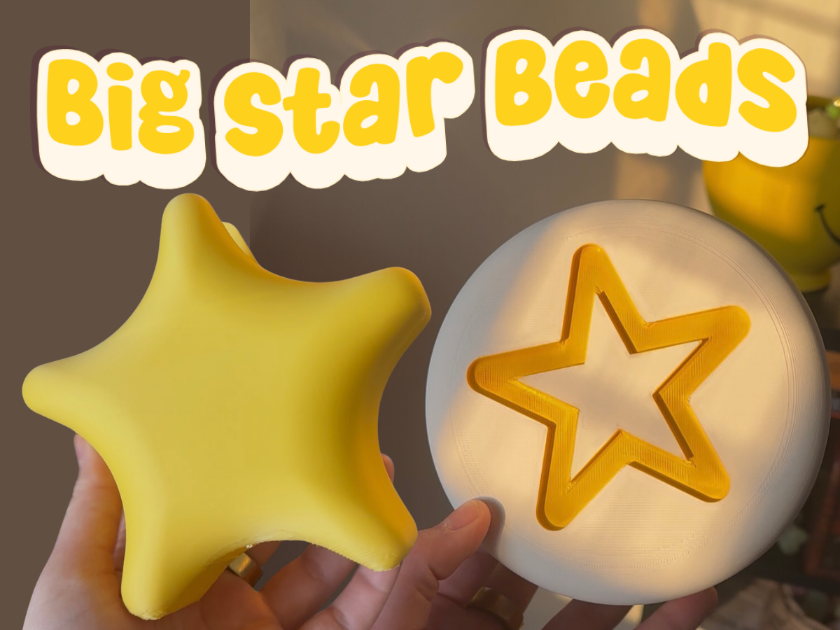 Miniatura 1 do modelo 3D Big Circle Star Beads