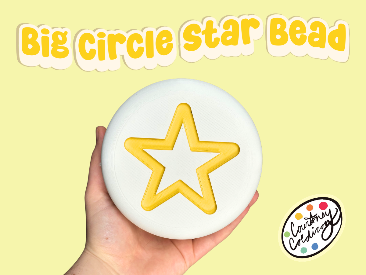 Big Circle Star Beads