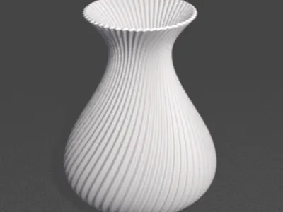 twisting vase