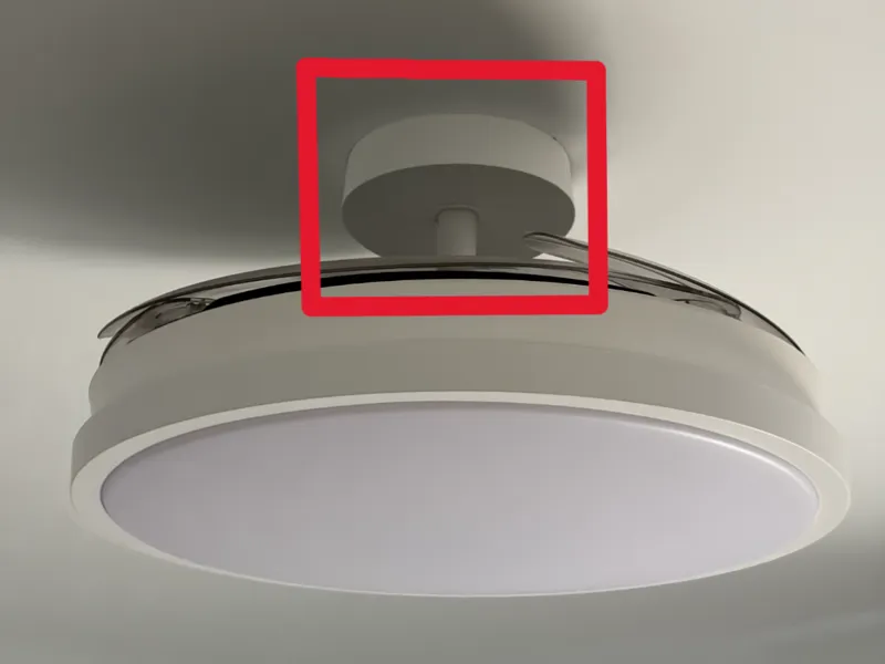 Embellecedor ventilador de techo