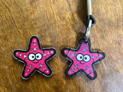 Flexi Starfish Keychain!