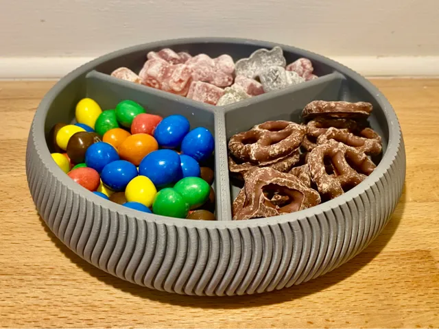 Circular Catch All / Snack Bowl - 3x Tray Designs