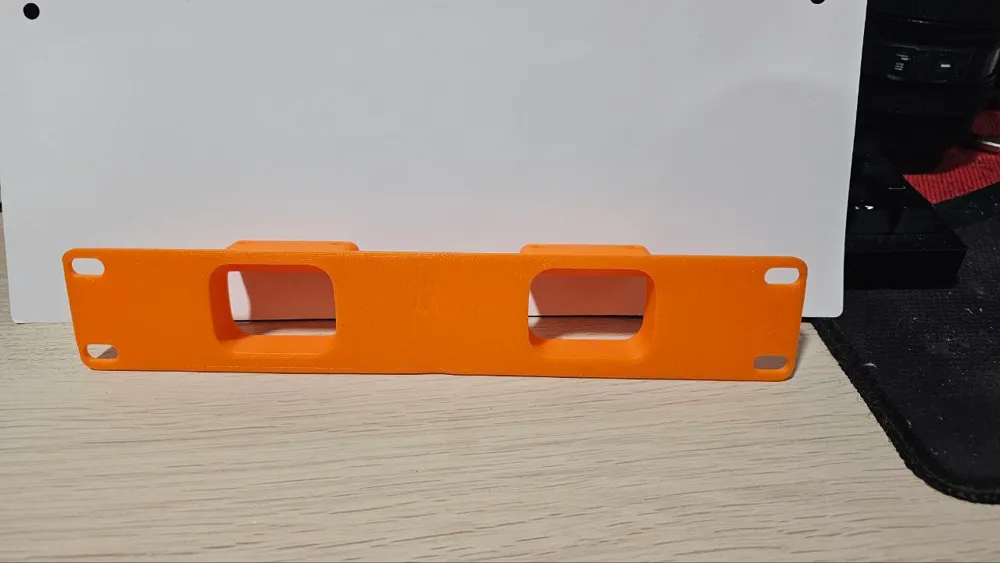 JetKVM 10-inch rack mount - With Keystone slots - Free 3D Print Model ...