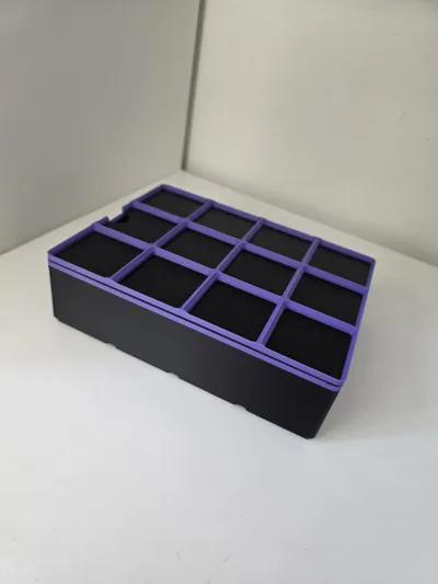 Stackable gridfinity bins with lids - Free 3D Print Model - MakerWorld