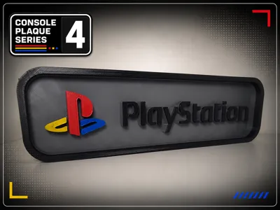Console Logo Plaque - Playstation