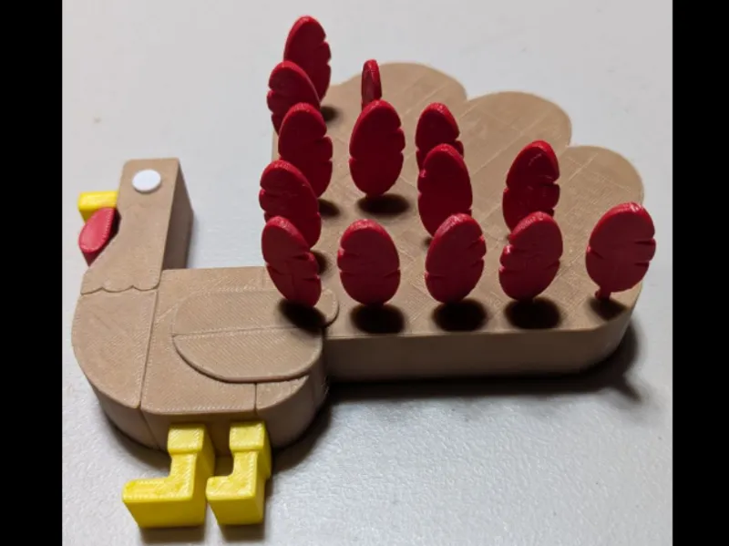 Peg the Turkey - Thanksgiving Peg Solitaire Game