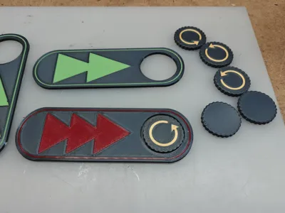 Double sided Turn Tracker plus Reaction Coin