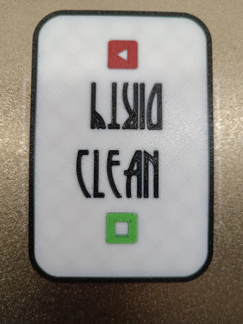 CLEAN // DIRTY DISHES SIGN