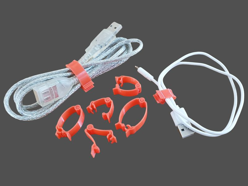 Cabel clip , Cabel organizer (Print-in-Place)