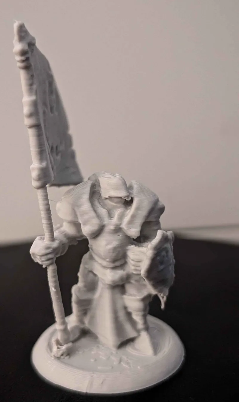 Knight with a Shield and Flag