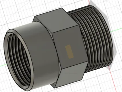 Adapter 1 1/8" zoll auf 1 1/4" zoll