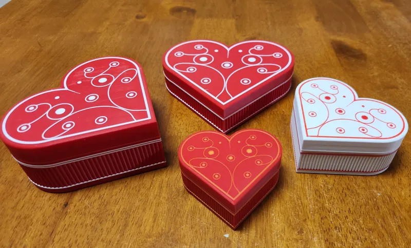 Valentine Heart Box (Candy, Rings, Etc.)
