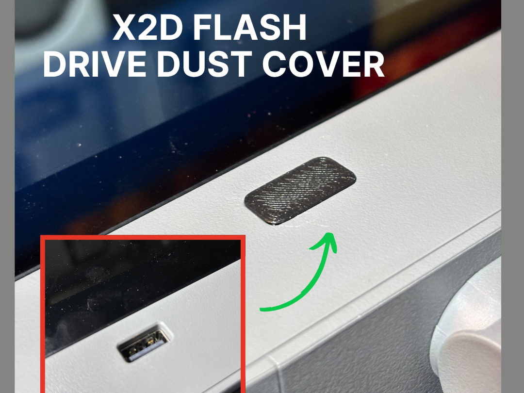 X2D - Abdeckung für USB-Anschluss – Minimalistisch