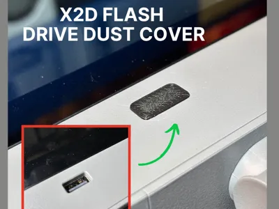 X2D - Cover for USB Port – Minimalist