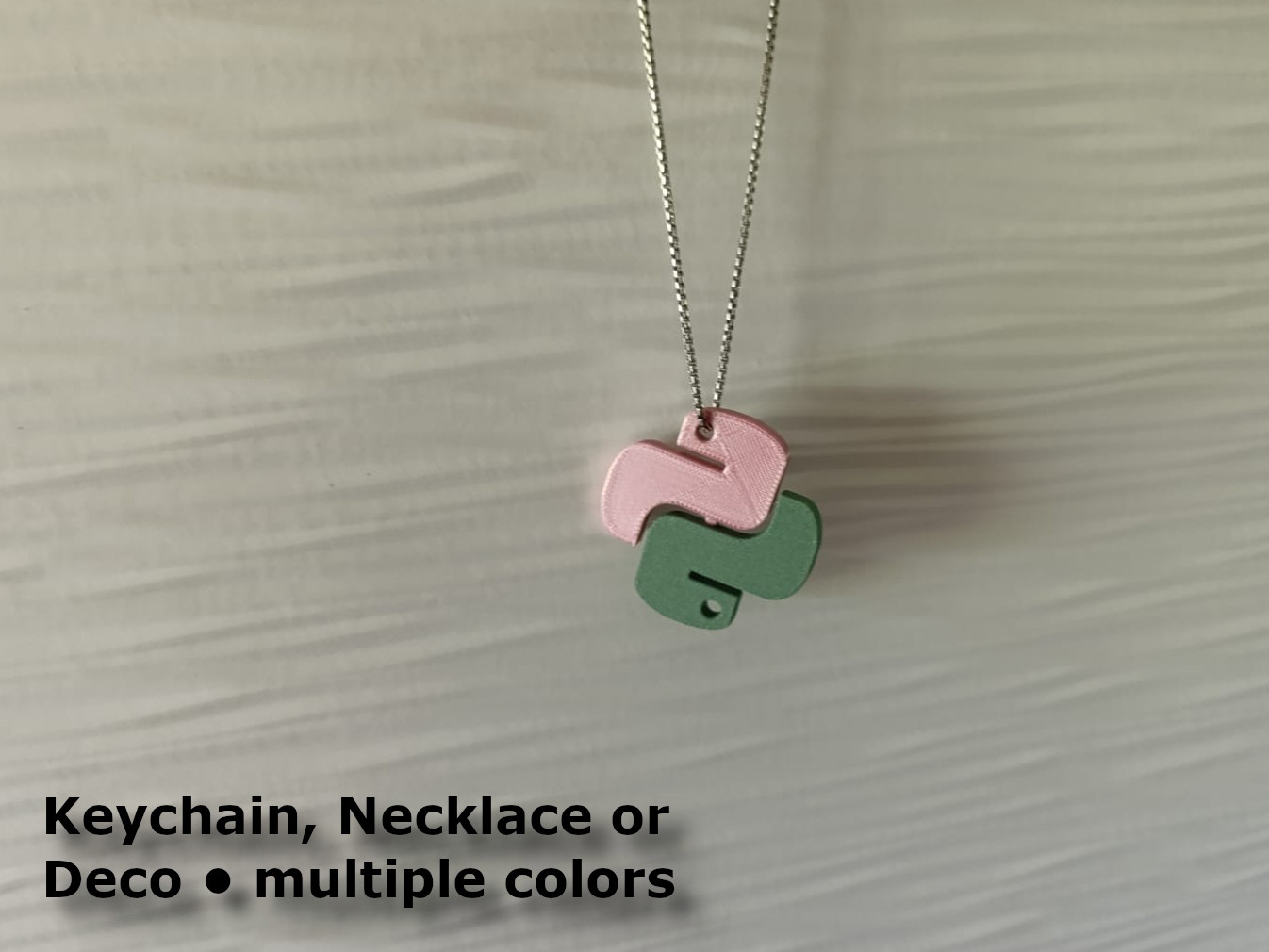 Python Symbol Doco & Necklace – Programmer Gift