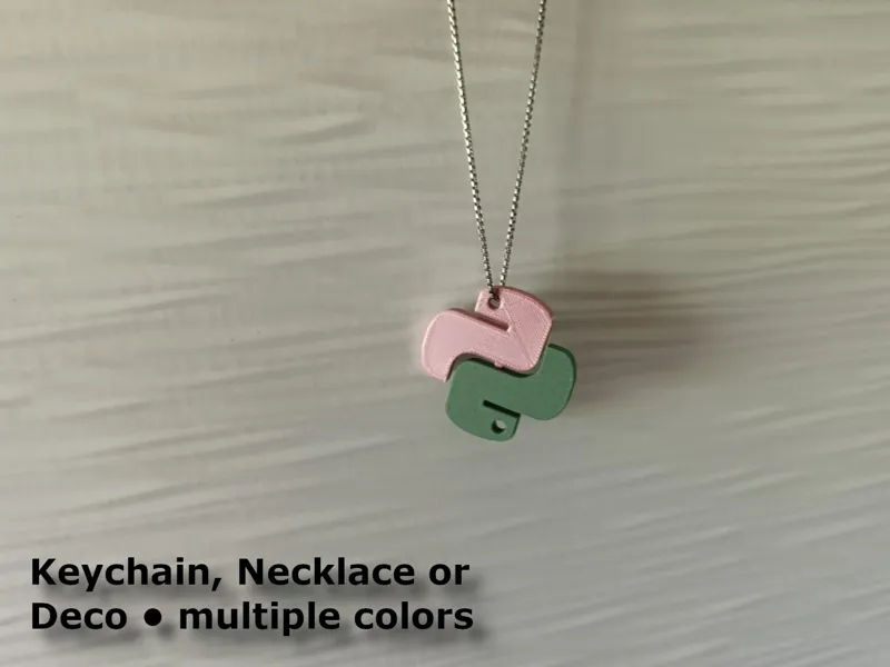 Python Symbol Doco & Necklace – Programmer Gift