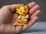 Артикулирана фигурка на малък лъв