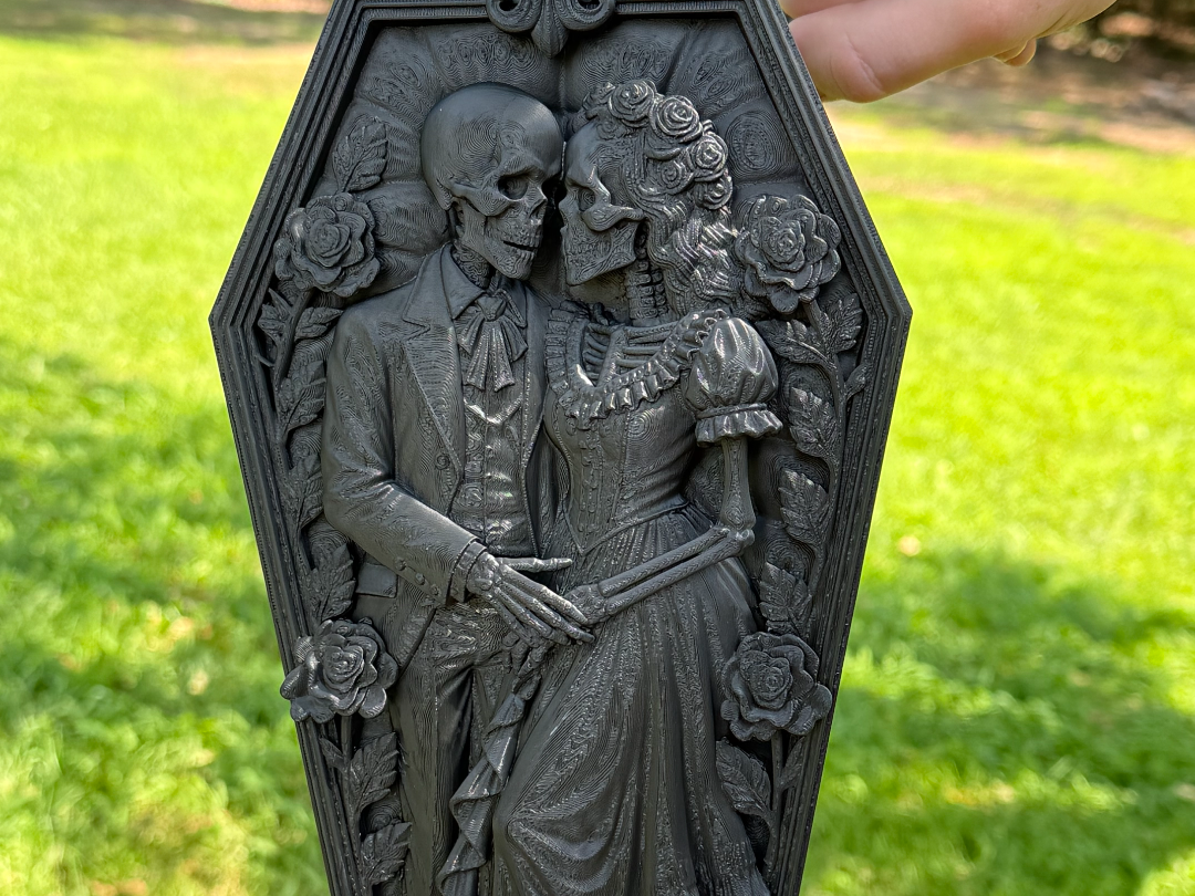 Skeleton Coffin Couple - 1