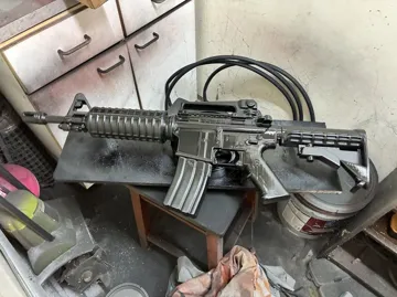 Modelo para impresión 3D: Life-Size M4 Prop Rifle: Cosplay Gun Weapon — vista de referencia 3
