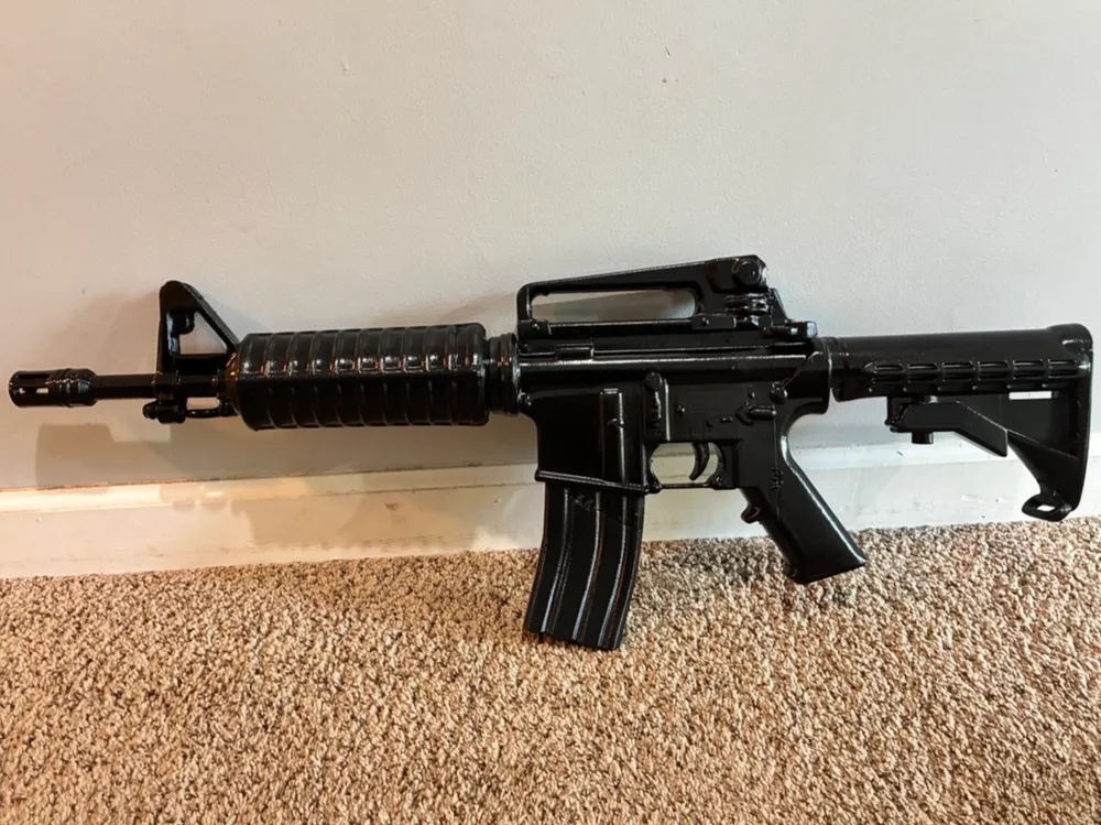 Modelo para impresión 3D: Life-Size M4 Prop Rifle: Cosplay Gun Weapon. Referencia del modelo original.
