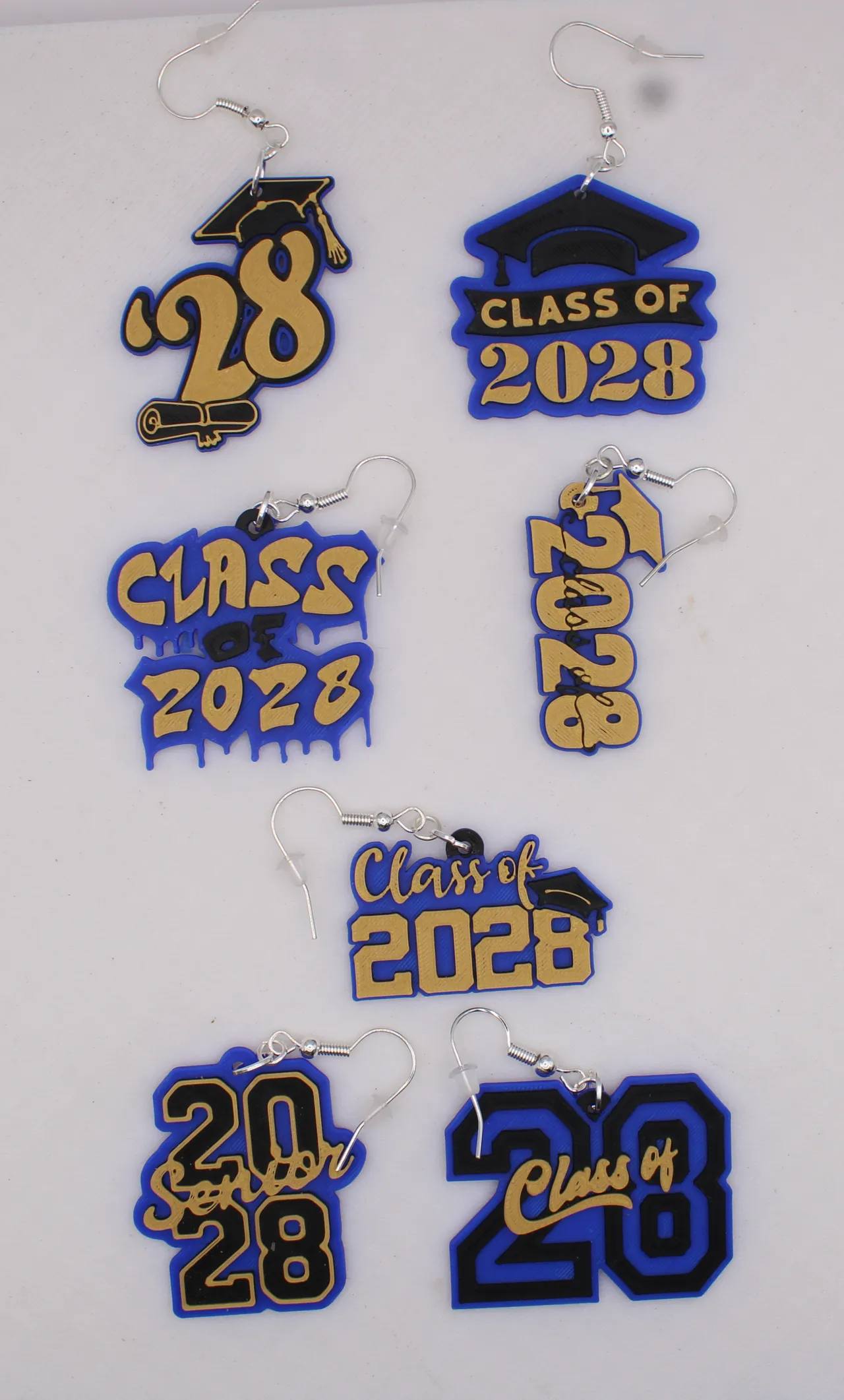 2028 Graduation Earrings view 3