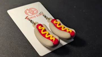 Pendientes: NYC Hot Dog Glizzy Earrings — vista de referencia 3