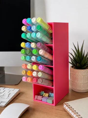 Organizador: Organizador escritorio lapices maquillaje — vista de referencia 3