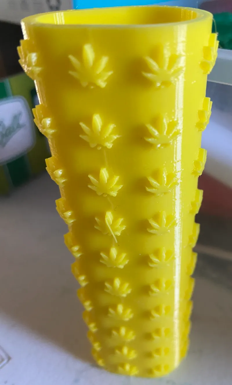 Disc Golf Grip with Pot Leaf