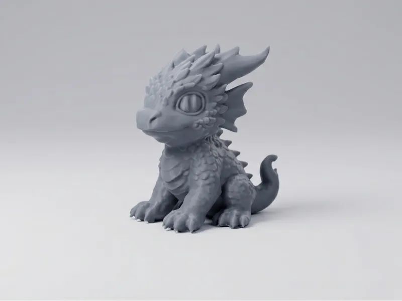 Chibi Crystal Dragon – Cute Baby Monster