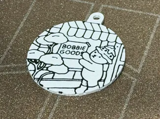 Chaveiro Bobbie Goods Monocromático