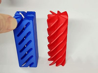 Twisty Fidget Rectangle - Impossible Passthrough - Free 3D Print Model ...