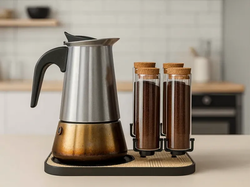 Coffee Holder - with test tubes