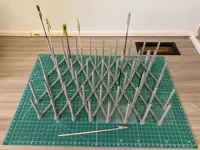 Support pliable à 51 pinces pour séchage peinture — photo 1