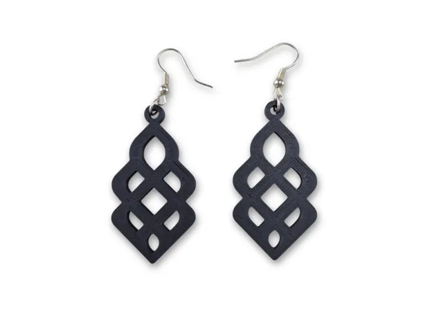 Geometric Drop Earrings – Modern Design