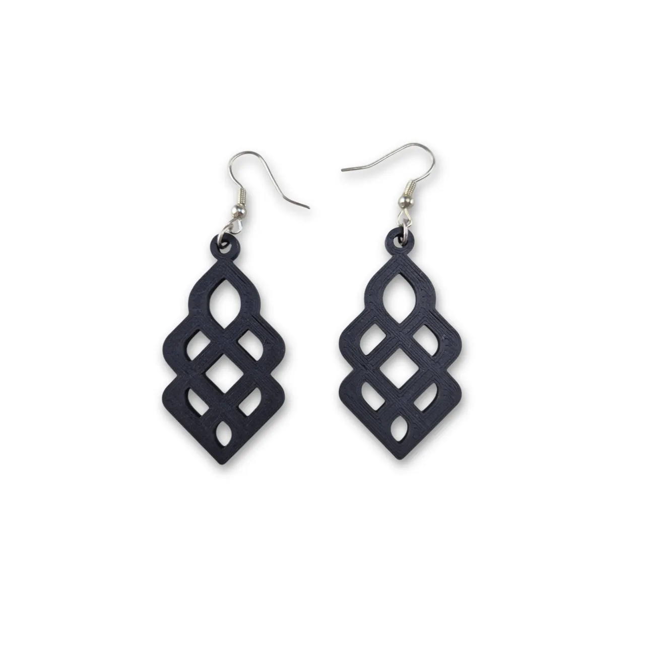 Geometric Drop Earrings – Modern Design view 2