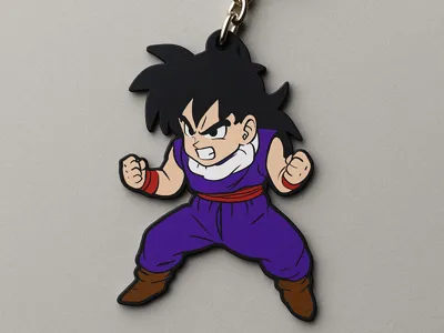 Angry Kid Gohan Keychain – Dragon Ball