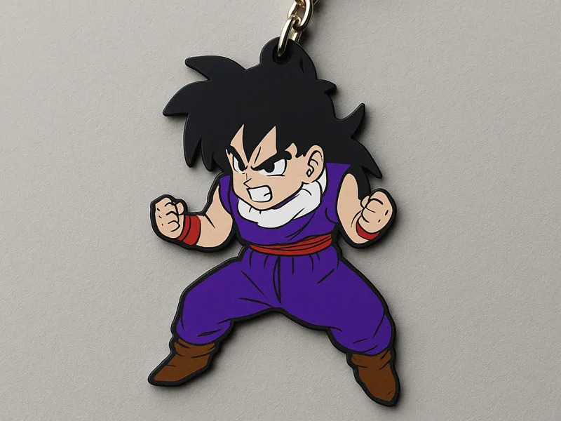 Angry Kid Gohan Keychain – Dragon Ball