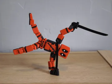 Figura decorativa: Blank Man 10 - Deadpool Edition — vista de referencia 5