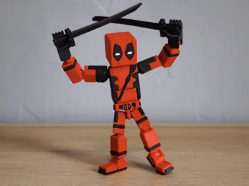 Figura decorativa: Blank Man 10 - Deadpool Edition — vista de referencia 4