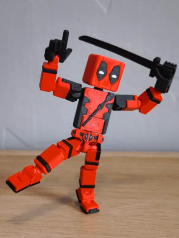 Figura decorativa: Blank Man 10 - Deadpool Edition — vista de referencia 2