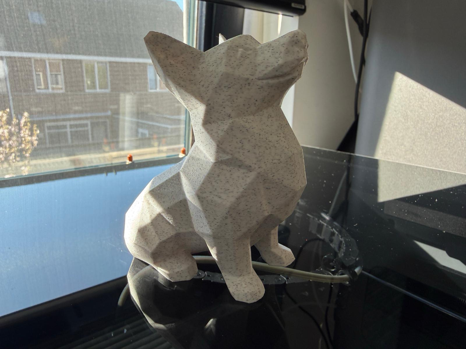 Miniatura 2 do modelo 3D Sitting corgi low poly