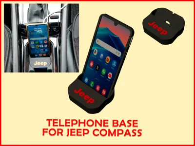 Cell phone base for Jeep Compass > 2021