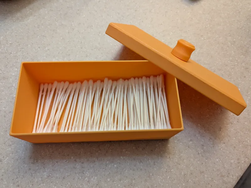 Box/Tray for Q-Tips or anything really