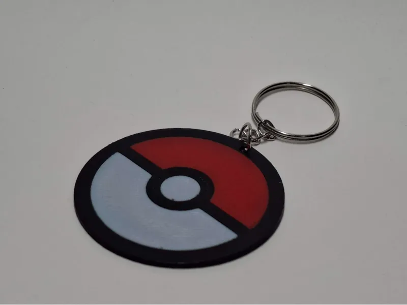 Poke Ball Keychain