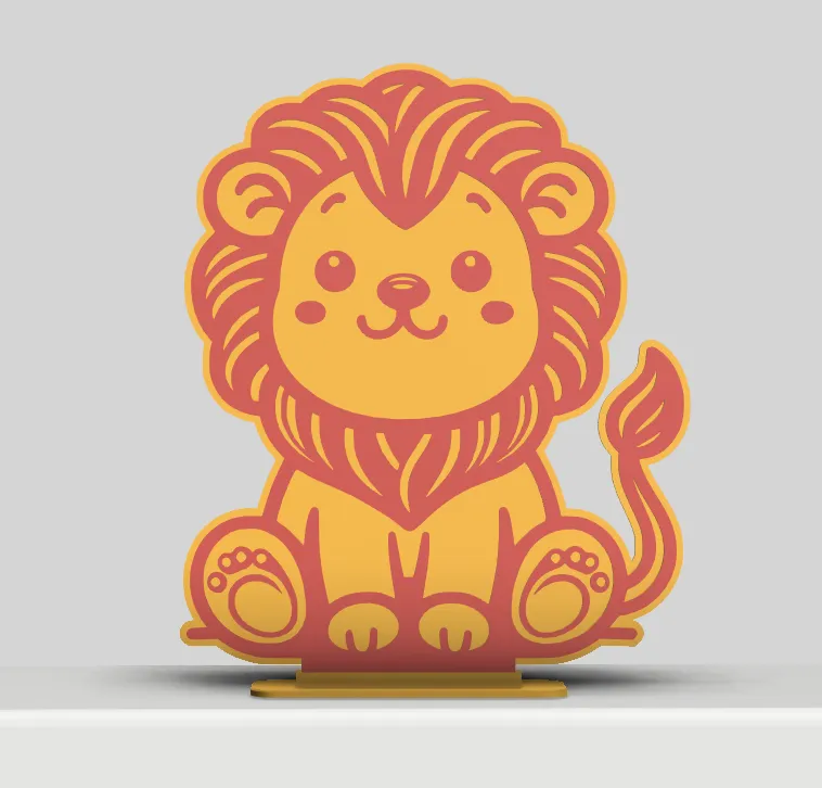 Sweet Lion Decoration