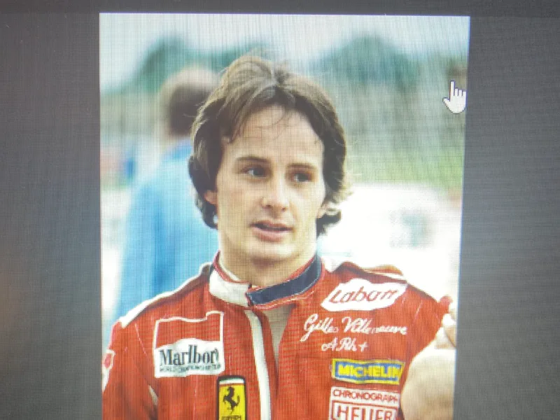 litografia gilles villeneuve