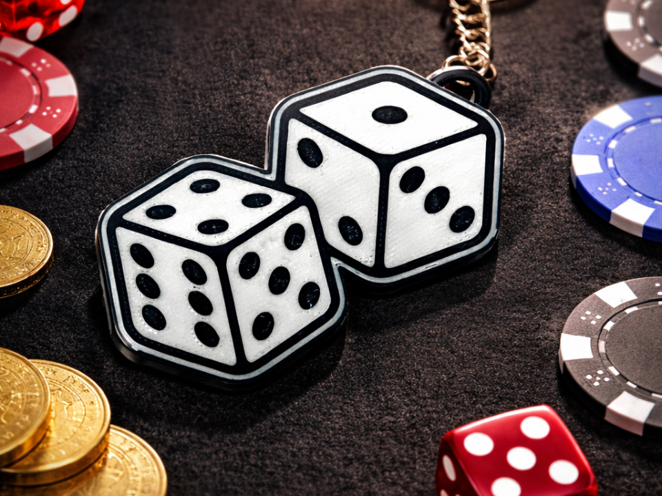Dice Keychain