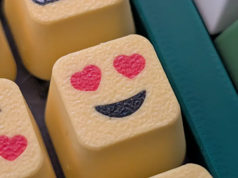 Heart Eyes Emoji Keycap