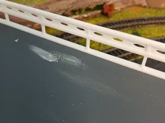 HO Scale Roadside Guardrail